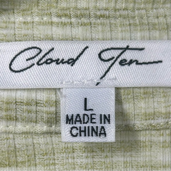 Cloud Ten Bodycon Shirt Dress Size‎ Large Casual Athleisure Stretch Comfy Sporty - Picture 3 of 4